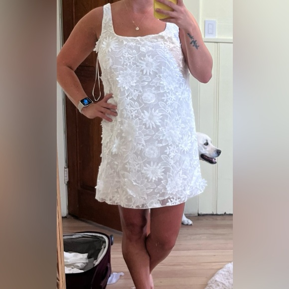 EMBROIDERED MINI DRESS ZW COLLECTION - Picture 4 of 4